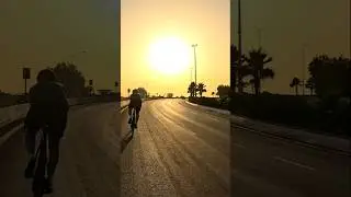 Cycling 220km Through the Desert | Sunset to Sunrise | Saudi to Qatar