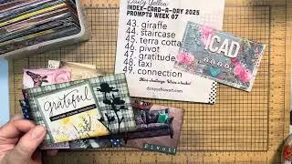 Index Card a Day Challenge - Week 7 | ICAD 2025 #icad2025