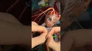 Layla/Aisha Winx Enchantix Doll Repaint 🧚&zwj;♀️🌊💧 #winxclub #customdoll #dollrepaint #faceup  #repaint