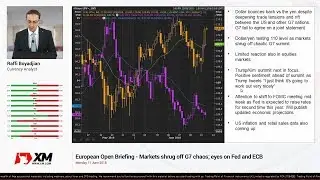 Forex News: 11/06/2018 - Markets shrug off G7 chaos; eyes on Fed and ECB