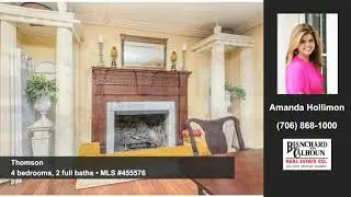 Homes for sale Thomson GA $274,500 Blanchard & Calhoun