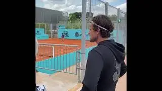 Thiem reaction to watch The GOAT of Clay Rafa Nadal #shorts