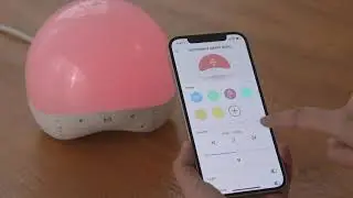 TaoTronics White Noise Machine Nachtlicht 2 in 1 Einschlafhilfe Warmes RGB Licht mit 25 HiFi