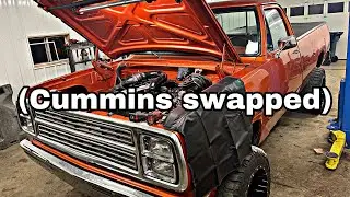 CLEANING UP THE ENGINE BAY IN MY 1979 POWER WAGON!