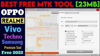 Best MTK Unlock Tool 2022 Just 23 Mb | OPPO Realme Vivo Huawei Frp Mi Account Pattern Unlock Tool