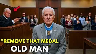 Judge Ordered the Old Man to Remove the Medal of Honor — Until an Admiral Entered the Court