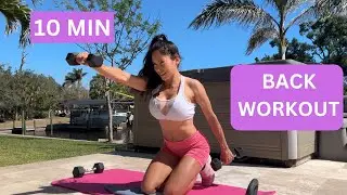 10 MIN Back Workout / Bra Bulge Exercises