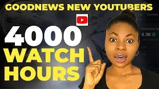 Get 4000 Watch Hours on YouTube Very FAST (How I Did it the Right Way)