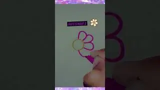 CUTE SMILEY FLOWER DRAWING FOR BEGINNERS?shorts #creative