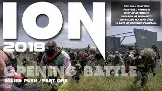 Best 4k Mobile Video Footage of ION (Invasion of Normandy) 2018 Paintball Scenario