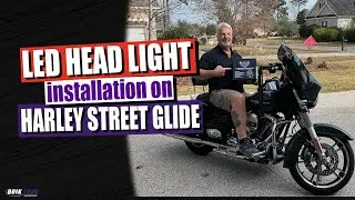 Install LED Headlight On 2016 Harley Davidson Street Glide