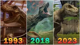 T-REX EVOLUTION (1993-2023) | REXY in VIDEO GAMES
