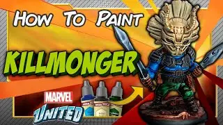 Painting Killmonger with SPEEDPAINT - Marvel United