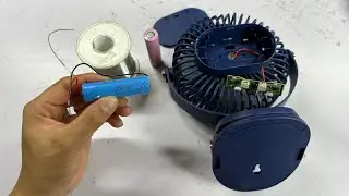 Mini Fan Powered by Old Samsung 29E &ndash; Laptop Battery Reuse Project