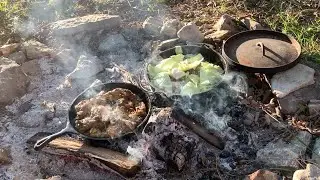 18th Century camping, cooking & target match 