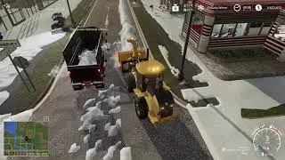 FS19 Montreal Snow Removal - Trucking Timelapse