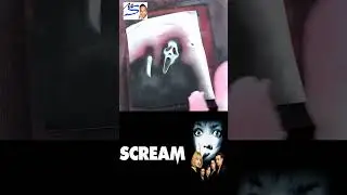 ''Ghost Face'' Horror Spray Paint Art 2023.