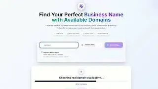 BrandSmitAI - Domain Name Generator Demo