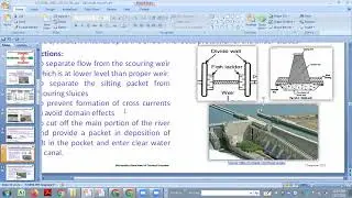 5.2  layout of diversion head works with its components and their function,