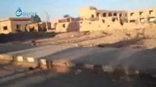 Q.News:Dair Al-zoor; the school which bombed by International coalition in AL-bu Kamal .4-4-2015