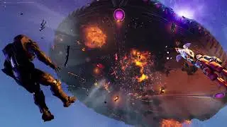 Fortnite Season 7 Skyfire event - falling from the sky