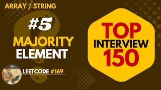 05. Majority Element - Leetcode 169 🔥 3 Optimal Approaches | Boyer&ndash;Moore Explained in 60 Seconds