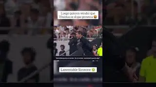 🤢 QU&Eacute; LAMENTABLE ERES, SIMEONE!!!Simeone fue pillado provocando a Vinicius para sacarlo #viniciusjr