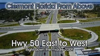 Clermont Fl - Hwy 50 Clermont Florida From Above