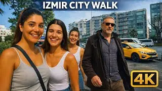 Izmir City Walk | Izmir&rsquo;s Most Enjoyable Route Fahrettin Altay &rarr; Bostanlı in 4K