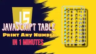 Print Any Number Table In Javascript