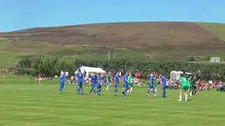 Sean Doyle scores for Isle of Man v Hitra (4-2) Orkney Island Games 13 July 2025