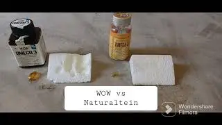 Wow omega 3 vs Naturaltein omega 3- Thermocol test
