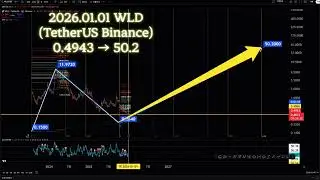 2026 01 01  WLD(WLDUSDT/월드코인) #WLD #ethereum #bitcoin #shorts #trading  #Ethereumanalysis