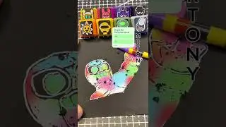 Let's draw El Primo #brawlstars #youtubehighfive #shortsdrawing #elprimo #rainbowscratch #diy