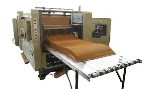760mm Fanfold Paper Machine Production Line Fold Paper Process Z Type Fanfold Paper Making Machine