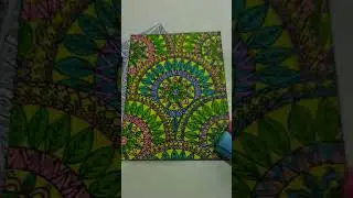 Mandala art 🎨 #firsttry 😅
