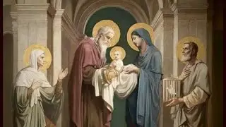 Apresenta&ccedil;&atilde;o do menino Jesus no templo. Sime&atilde;o e Ana profetizaram sobre Jesus!
