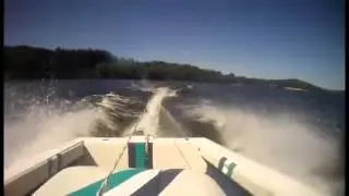 Water Ski Boat Crash!