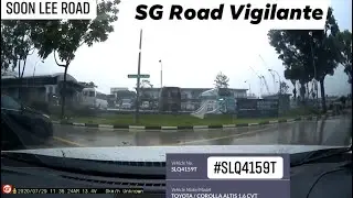 29jul2020 soon lee road #SLQ4159T phv toyota altis fail to form up when turning right