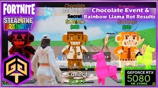 Fortnite Steal the Brainrot Chocolate Event Admin Abuse Results & Open Rainbow Llama Rot Best Prize