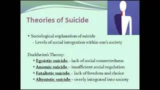 Suicide and Violent Death   lec 1