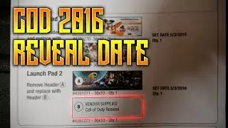 COD 2016 Reveal Date LEAKED (May 3rd)