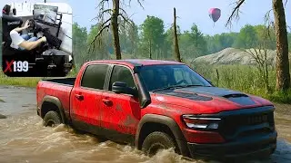 Dodge RAM 1500 TRX - SnowRunner | Logitech Steering Wheel / Shifter 4K
