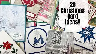 28 Handmade Stampin' Up! Christmas Cards I Received in 2021