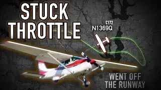-I CAN'T Descend, my THROTTLE is STUCK! Real ATC Audio