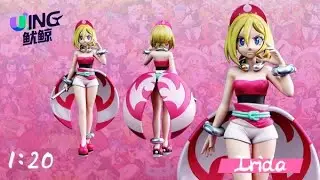 【UING STUDIO】 Unboxing Nakara / Irida Leyendas Arceus, Clan Perla 1/20 Pokemon Scale world figure