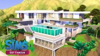 The Sims 4 - Mega Celebrity Mansion 1/2(House Build) Get Famous