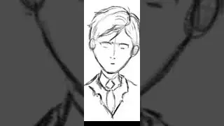 рисуем sketch на Андроида #art #sketch #anime  #андроид #shorts