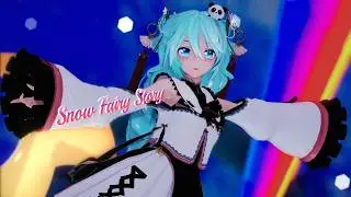 【Ray-MMD 4k 60fps】【【初音ミク】 Snow Fairy Story / 40mP