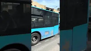 Public bus in Paphos Cyprus 🇨🇾